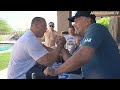 ARM WRESTLING WITH LEGENDS | after pulling party