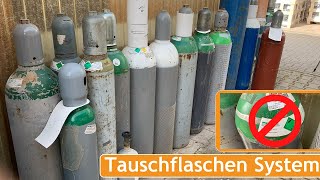 Tauschflaschen bei Gasflaschen | Was zu beachten ist und warum einige Händler nicht tauschen können!