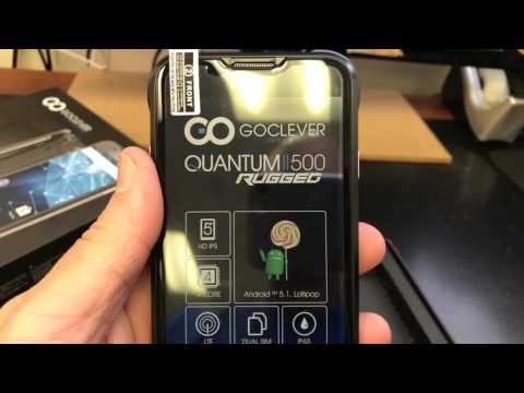 GOCLEVER QUANTUM 2 500 RUGGED DUAL SIM Unboxing Video – in Stock at www.welectronics.com