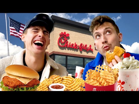 Brits try Chick-fil-A for the first time!