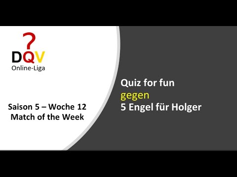 DQV Online-Liga Saison 5 - Woche 12 - Match of the Week