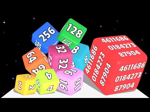 2048 FALL - Infinity NumberBlock (4096, 8192... Trillion, Quadrillion, Googol)