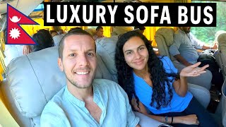 NEPAL'S $11 LUXURY BUS FROM KATHMANDU TO POKHARA 🇳🇵