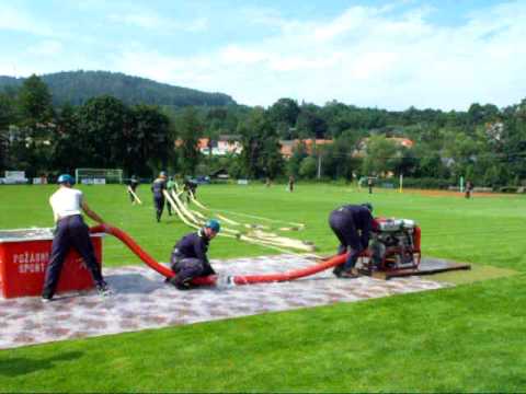 Požární útok SDH Stvolny - 140. výročí hasičů Manětín