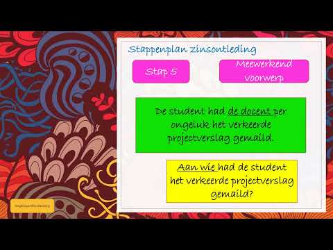 Samenvatting Zinsopbouw en stappenplan zinsontleding