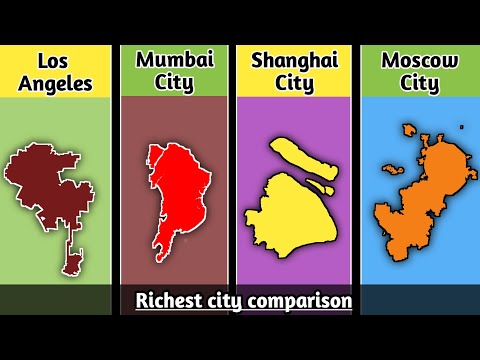 Los Angeles Vs Mumbai Vs Shanghai vs Moscow |City Comparison|Mumbai Vs Los Angeles Vs Shanghai 2022