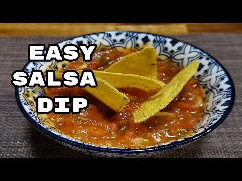 How to make Salsa Dip for Nachos  Recipe | Easy Homemade Salsa Dip Recipe