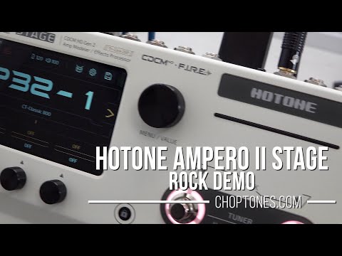Hotone Ampero II Stage | Rock Demo