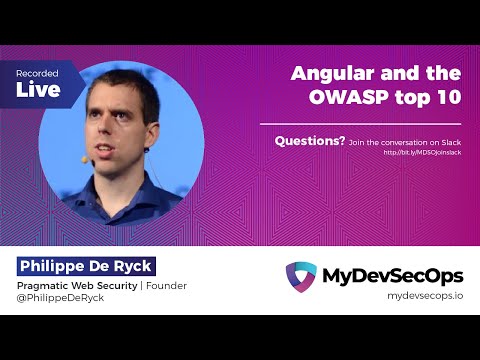 Angular and the OWASP Top 10 by Philippe De Ryck