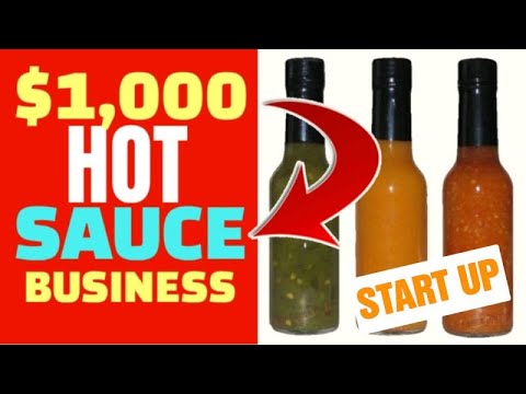 , title : 'What Business Can I Start with $1000 [ Is Hot Sauce a Profitable Business] FULL TUTORIAL!!!'