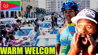 Amazing How Eritreans Welcomed Their Cycling National Team Back Home.