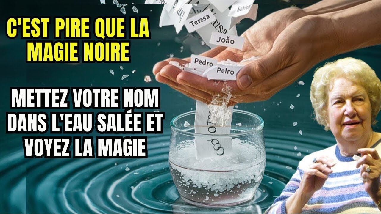 ÉPROUVÉ! Mettez VOTRE NOM dans l'EAU SALÉE et préparez-vous à AVOIR TOUT CE QUE VOUS VOULEZ