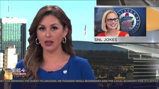Sen. Kyrsten Sinema the butt of SNL jokes for second week in a row