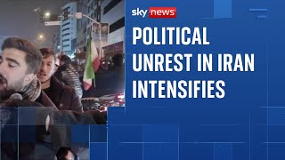 Unrest across Iran escalates as anti-government protests continue