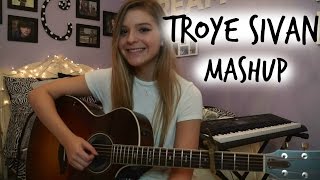 TROYE SIVAN 12 SONG MASHUP!! | Caroline Dare