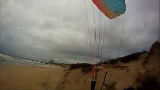 preview picture of video 'speedflying soaring 40kmh ofir dune'