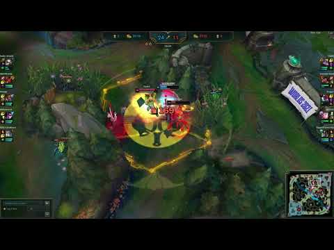 RNG Xiaohu Camille Triple Kill - Worlds 2021 Bootcamp