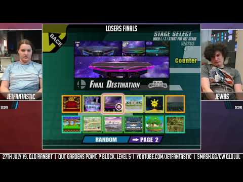 CWQLDJuly Project M  - Grand Finals - Jetfantastic (Ganondorf) vs Jewbs (Zelda, Link, Jigglypuff)