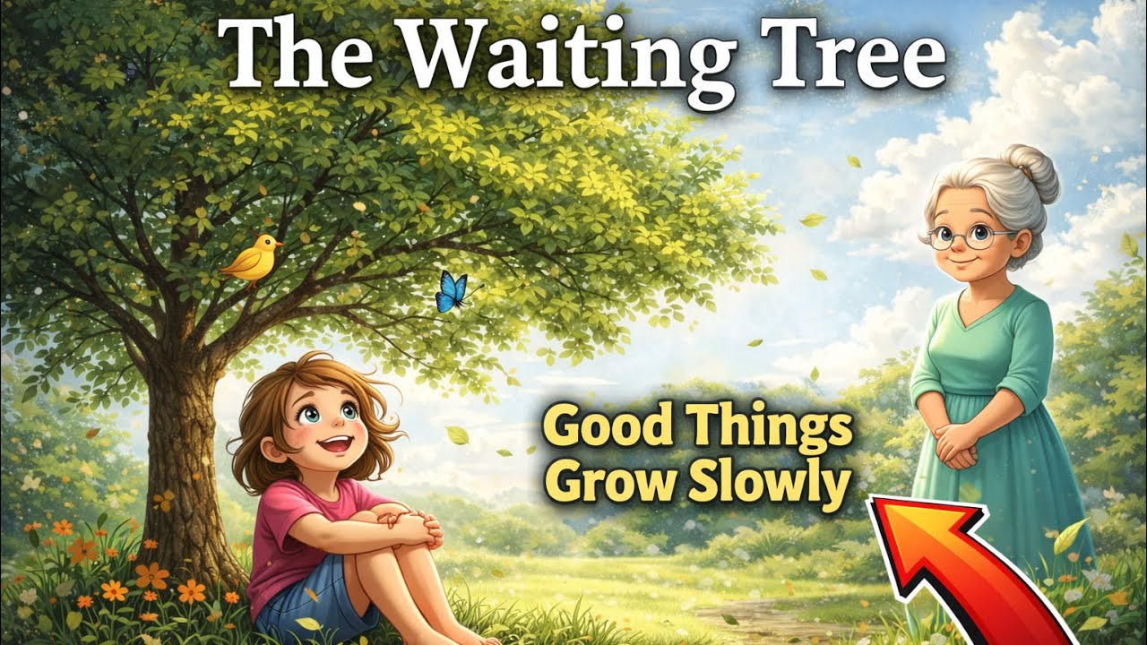 The Waiting Tree 🌱 | A Beautiful Kids Story About Patience & Growing Slowly | Bedtime Story for kids