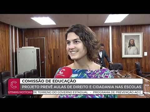 Educação debate PL que adiciona “Direito e cidadania” à matéria em escolas