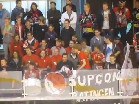 Ratinger Ice Aliens Fans 1997 ey ey  mit Tor Jubel