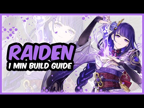 Raiden Shogun | 1 Minute Build Guide | Genshin Impact 4.4