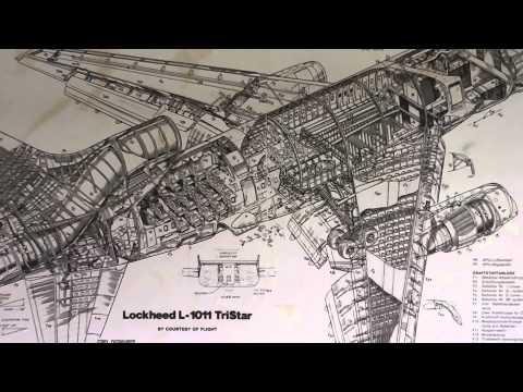 Lockheed L-1011 TriStar aircraft layout
