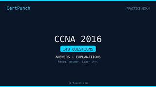 CCNA 2026 Practice Exam Questions and Answers - Part 9/14