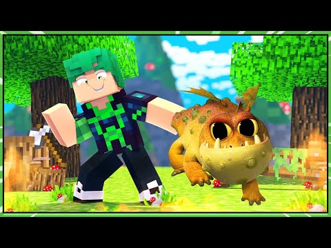 Minecraft: MEU PRIMEIRO DRAGÃO NASCEU *gronckle* - COMO TREINAR SEU DRAGÃO #02 ‹ R1GU3 ›
