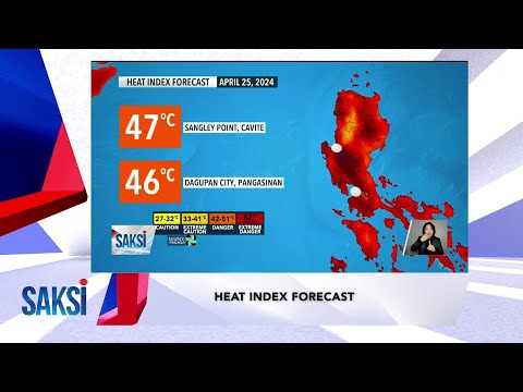 SAKSI RECAP: Heat index forecast (Originally aired on April 24, 2024)