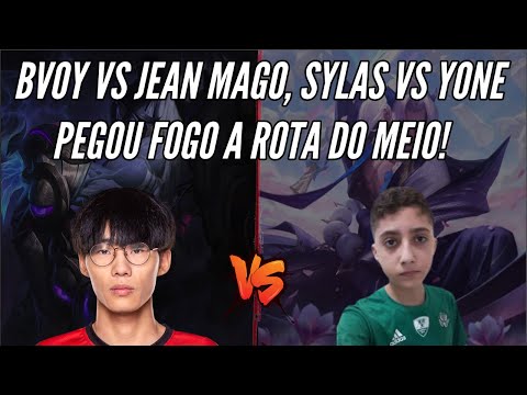 JEAN MAGO VS BVOY, YONE VS SYLAS! PEGOU FOGO!! - LOL REPLAYS