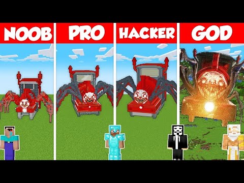 EPIC Minecraft Builder Clash: Noob vs Pro vs Hacker vs God!