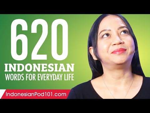 620 Indonesian Words for Everyday Life - Basic Vocabulary #31