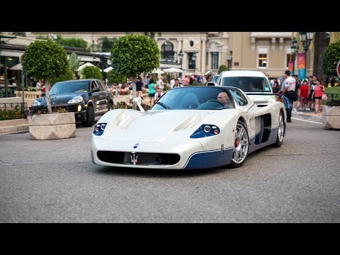 Maserati MC12 Making some LOUD Accelerations in Monaco !