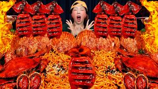Download lagu 매콤한 불닭볶음면 🔥 오징어 & 해물찜 레시피 먹방! Spicy Buldak Bokkem Squid Seafood Boil Recipe Mukbang ASMR Ssoyoung mp3