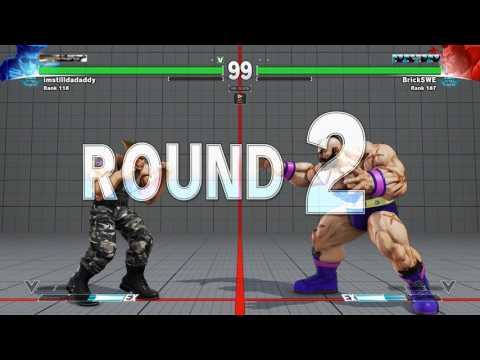 SFV~ Guile (imstilldadaddy) vs. Zangief (BrickSWE) HD