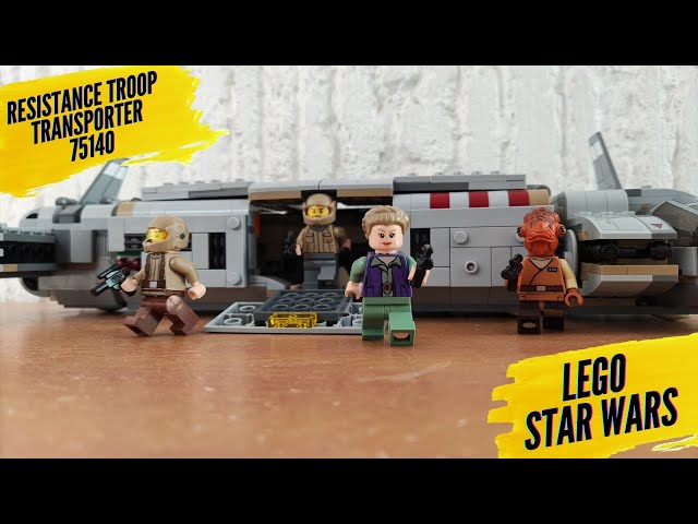 Vídeo relacionado con LEGO Star Wars Resistance Troop Transporter 75140 by LEGO