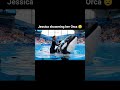 Jessica RedCliffe Giving Shower To Her Orca After Orca Attack Orcaattack Jessicaradcliffe Fyppp