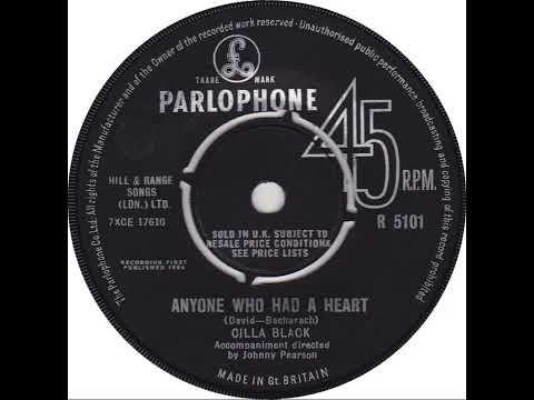 UK New Entry 1964 (26) Cilla Black - Anyone Who Had A Heart