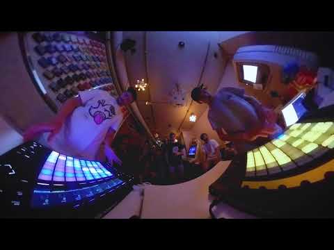 Ableton Push 1 vs Push 2 finger drumming LIVE - (Ally Mobbs vs DAWU @Frequency Punch #8)