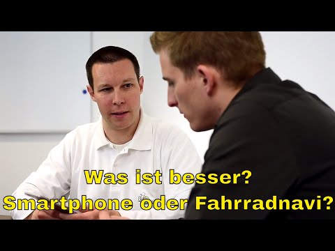 Navigieren beim Fahrradfahren - Navi vs Smartphone