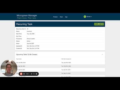 Everything for Recurring Tasks