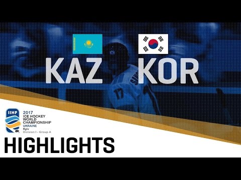 Kazakhstan - Korea | Highlights | 2017 IIHF Ice Hockey World Championship Division | Group A
