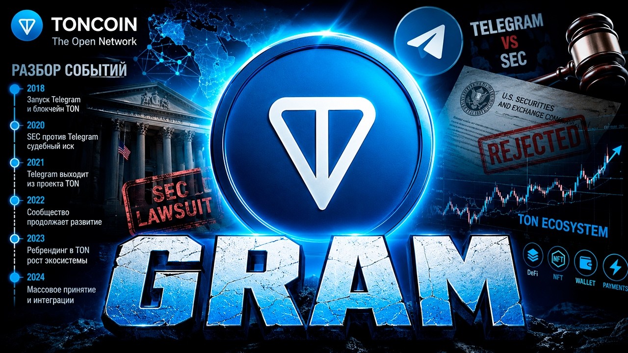 GRAM СОБЫТИЯ 2022-2026 | TONCOIN БУДЕТ 20$ МИНИМУМ? | TON НУЖНО БРАТЬ СЕЙЧАС! | ПРОГНОЗ GRAM 2026