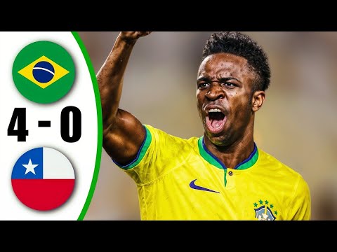 Brazil vs Chile 4-0 All Goals Highlights - 2025