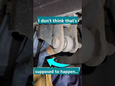 Ram 3500 track bar flexing under load #dieselperformance #mechanicproblems