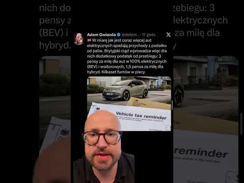 Podatek od aut elektrycznych