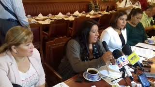 presenta la diputada Federal Liliana Madrigal junto a la activista en Derechos Humanos María Salguer
