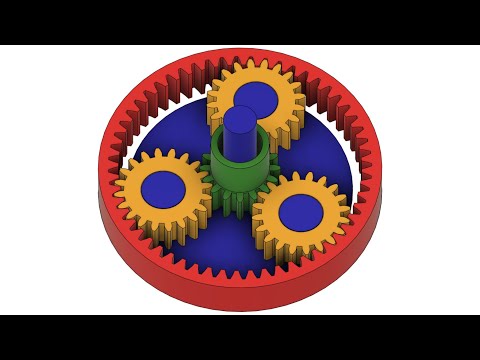 How to model Planetary Gears; Requirements, Gear Ratios, Helical/Herringbone (Gears pt 5/7)