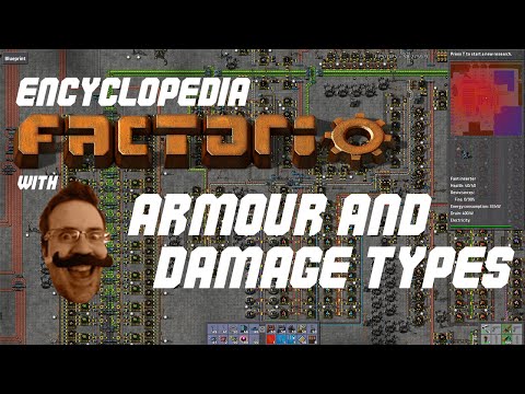 Encyclopaedia Factorio - Armour/Armor and Damage Types
